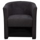 Nando Single Seat Grey Fabric Tub Chair